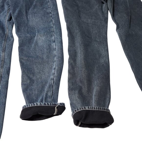 2 Pair Men's Fleece Lined Jeans - Picture 6 of 8